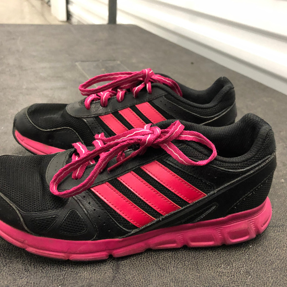 adidas girls trainers black